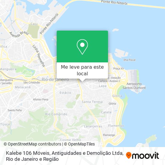 Kalebe 106 Móveis, Antiguidades e Demolição Ltda mapa