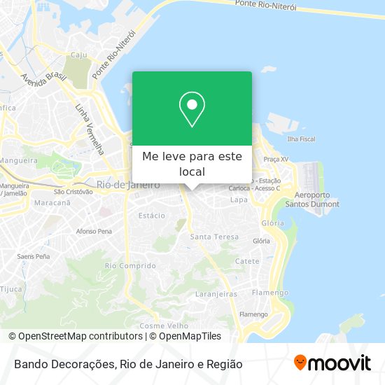 Bando Decorações mapa