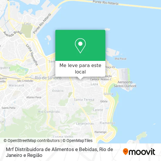 Mrf Distribuidora de Alimentos e Bebidas mapa