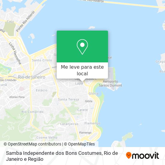 Samba Independente dos Bons Costumes mapa