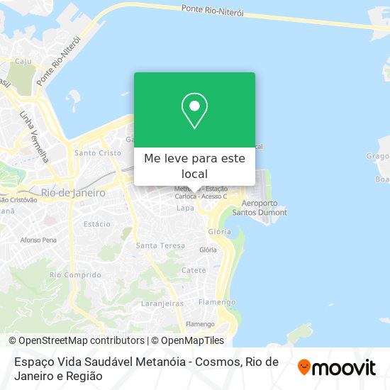 Espaço Vida Saudável Metanóia - Cosmos mapa
