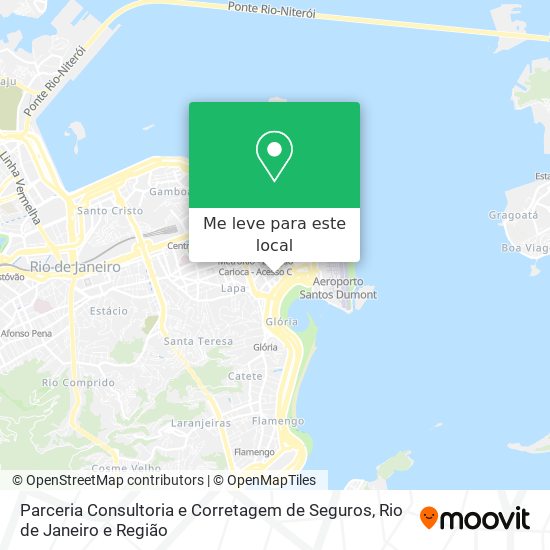 Parceria Consultoria e Corretagem de Seguros mapa