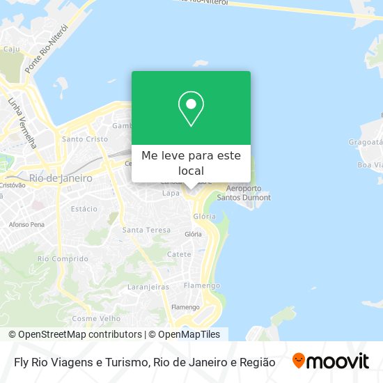 Fly Rio Viagens e Turismo mapa