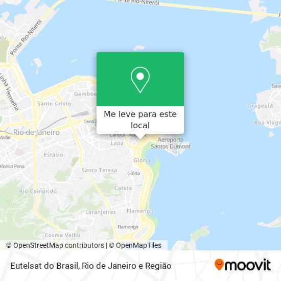 Eutelsat do Brasil mapa