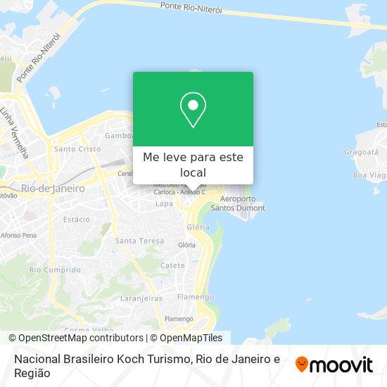 Nacional Brasileiro Koch Turismo mapa