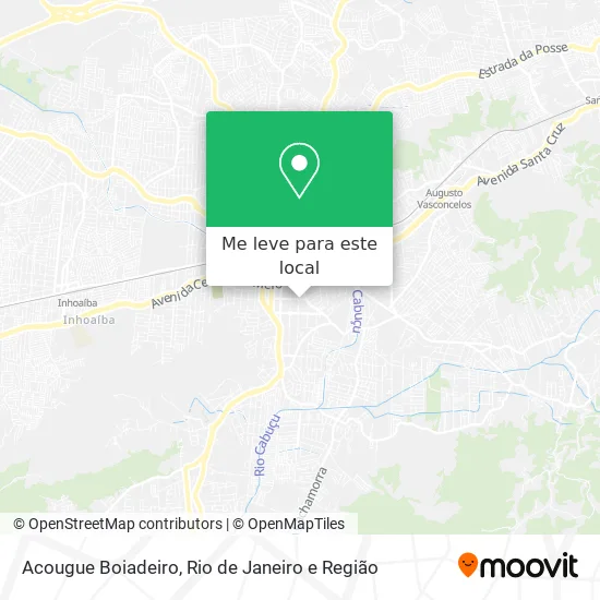 Acougue Boiadeiro mapa