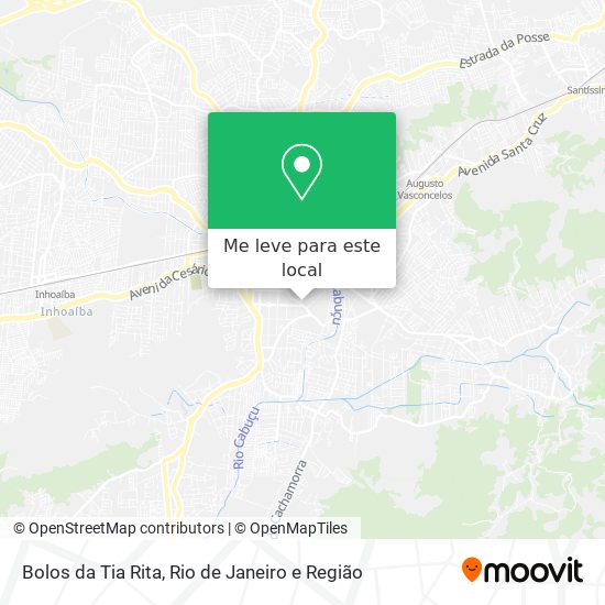 Bolos da Tia Rita mapa