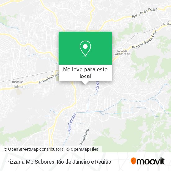 Pizzaria Mp Sabores mapa