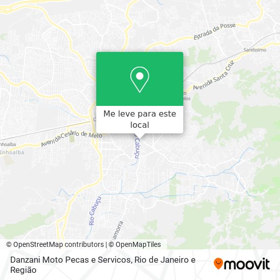 Danzani Moto Pecas e Servicos mapa