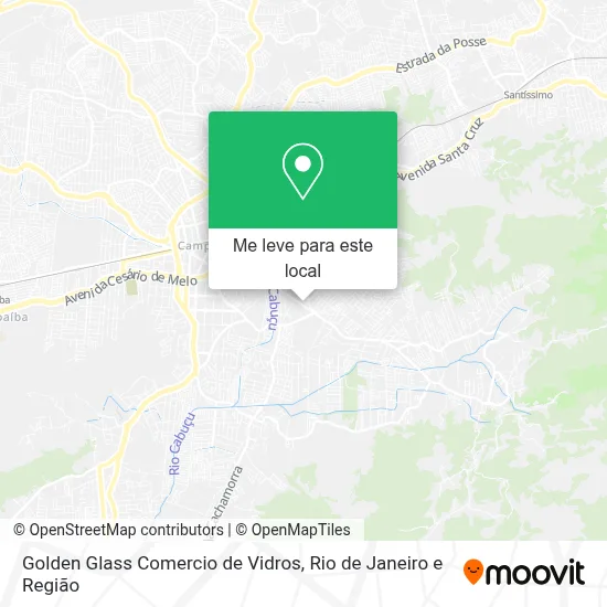 Golden Glass Comercio de Vidros mapa