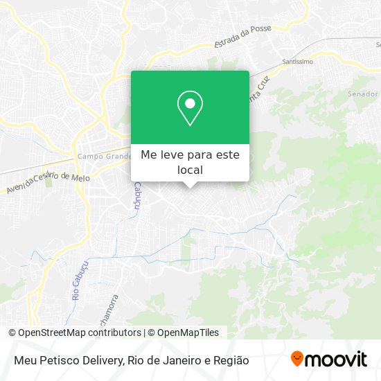 Meu Petisco Delivery mapa