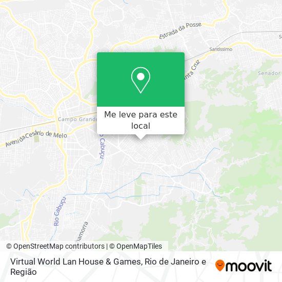 Virtual World Lan House & Games mapa