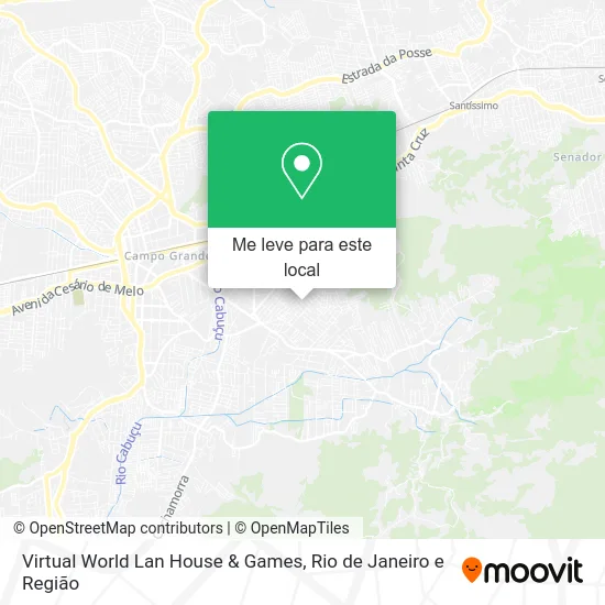 Virtual World Lan House & Games mapa
