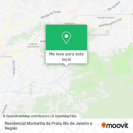 Residencial Montanha da Prata mapa