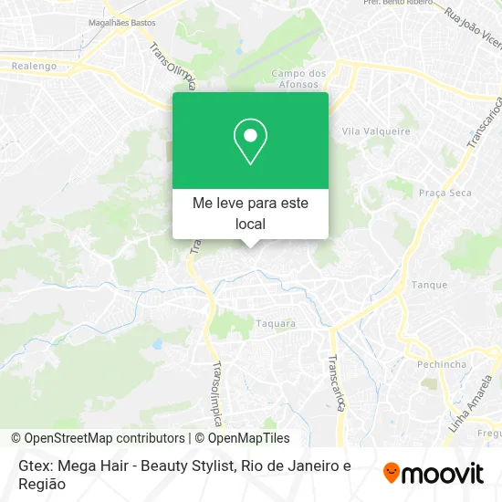 Gtex: Mega Hair - Beauty Stylist mapa