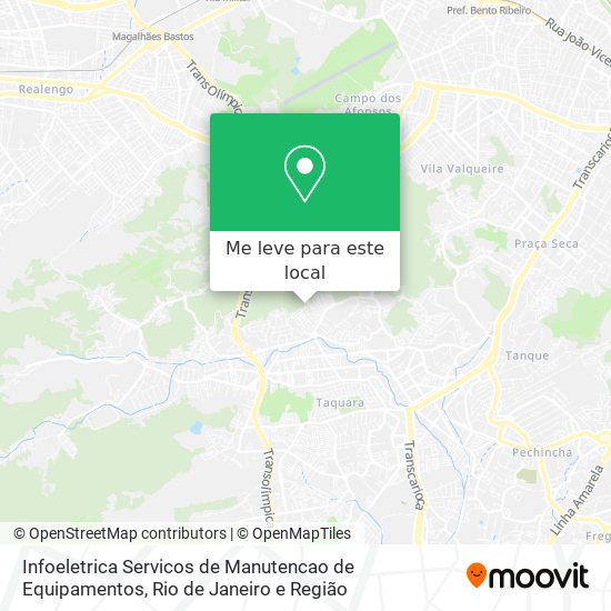 Infoeletrica Servicos de Manutencao de Equipamentos mapa