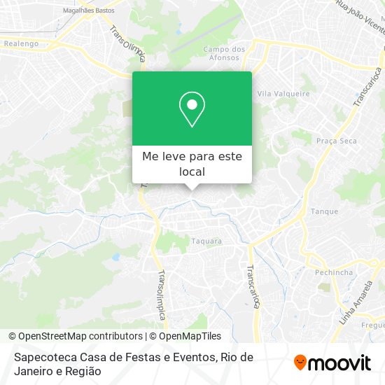 Sapecoteca Casa de Festas e Eventos mapa