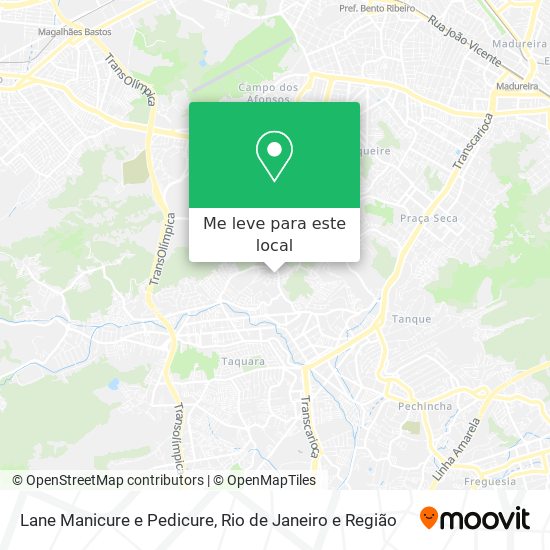 Lane Manicure e Pedicure mapa