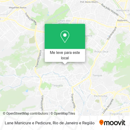 Lane Manicure e Pedicure mapa