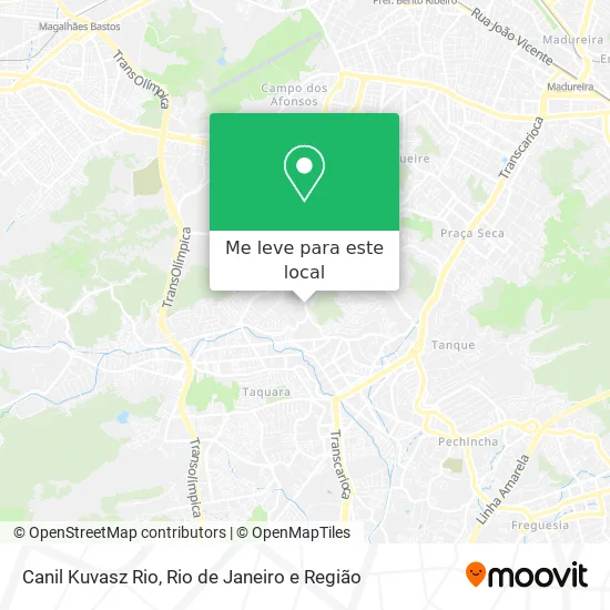 Canil Kuvasz Rio mapa