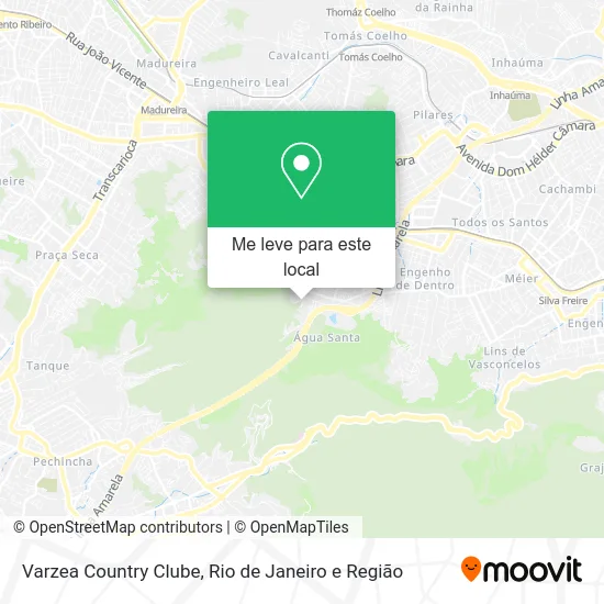 Varzea Country Clube mapa