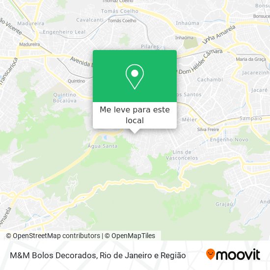 M&M Bolos Decorados mapa