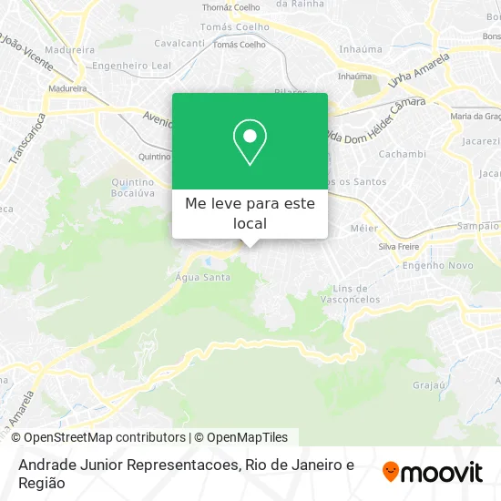 Andrade Junior Representacoes mapa