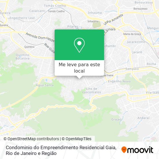 Condominio do Empreendimento Residencial Gaia mapa