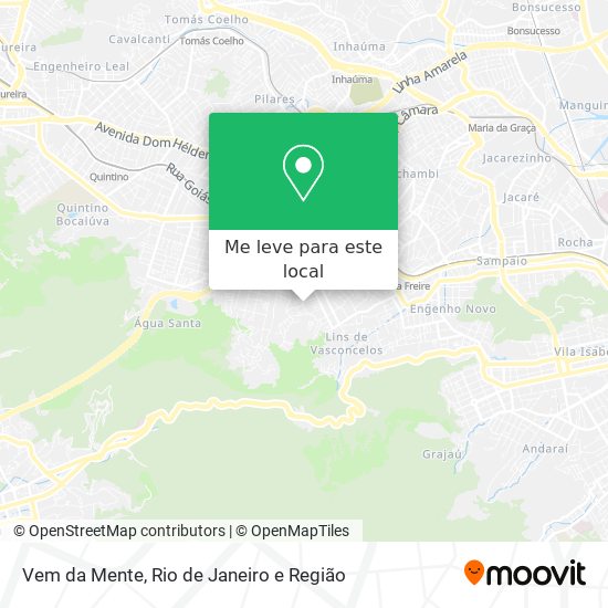 Vem da Mente mapa