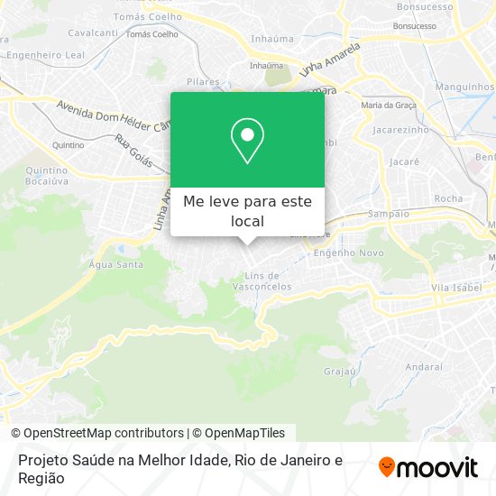 Projeto Saúde na Melhor Idade mapa
