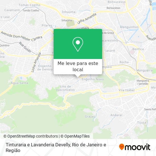 Tinturaria e Lavanderia Develly mapa