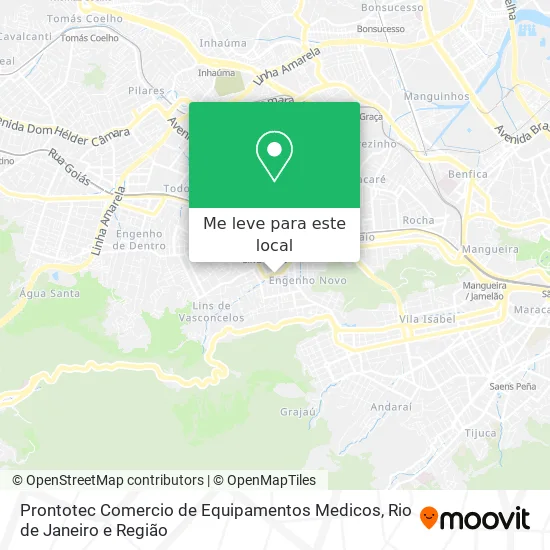 Prontotec Comercio de Equipamentos Medicos mapa