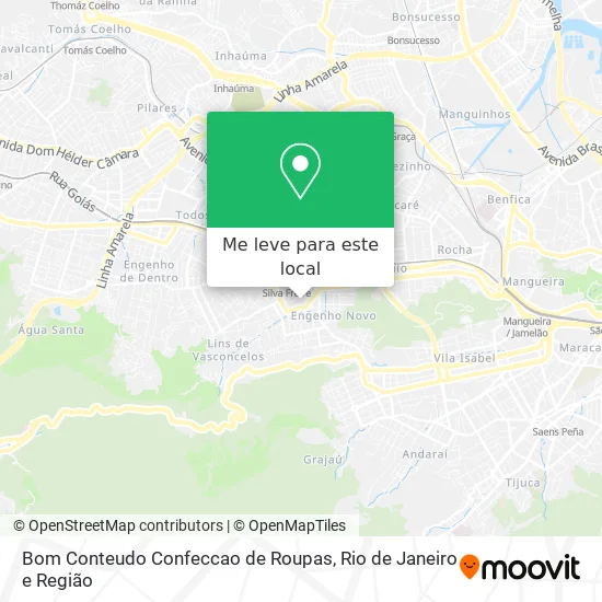 Bom Conteudo Confeccao de Roupas mapa