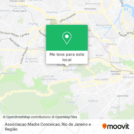 Associacao Madre Conceicao mapa