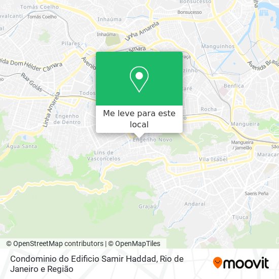 Condominio do Edificio Samir Haddad mapa