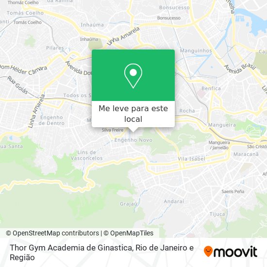 Thor Gym Academia de Ginastica mapa