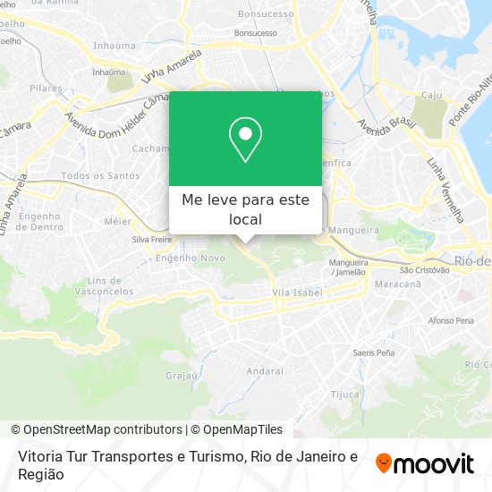 Vitoria Tur Transportes e Turismo mapa