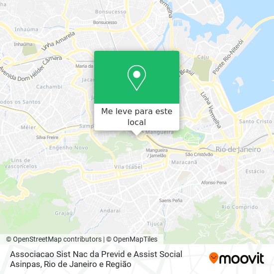 Associacao Sist Nac da Previd e Assist Social Asinpas mapa