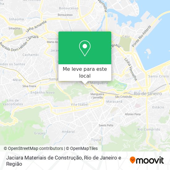 Jaciara Materiais de Construção mapa