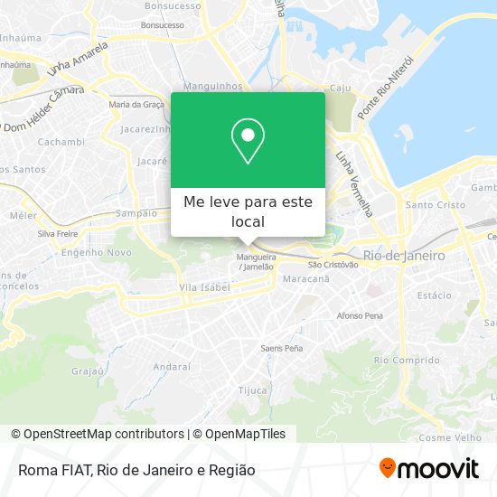 Roma FIAT mapa