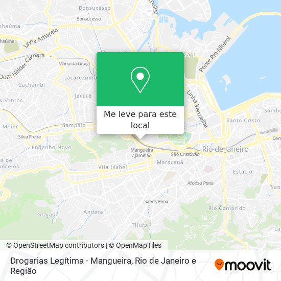 Drogarias Legítima - Mangueira mapa