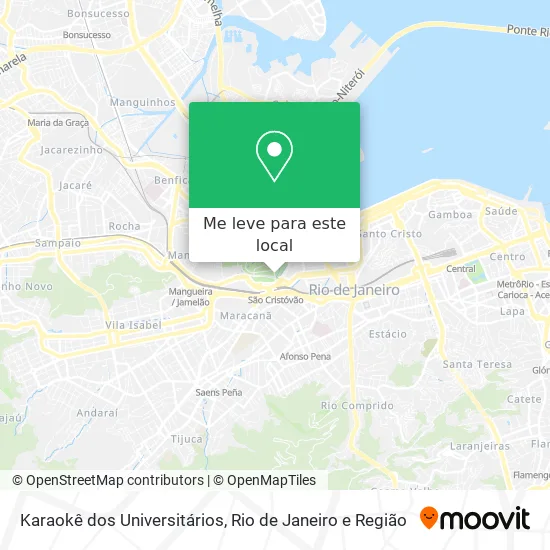 Karaokê dos Universitários mapa