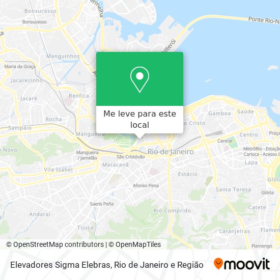 Elevadores Sigma Elebras mapa