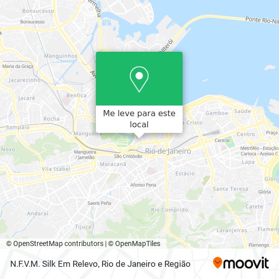 N.F.V.M. Silk Em Relevo mapa