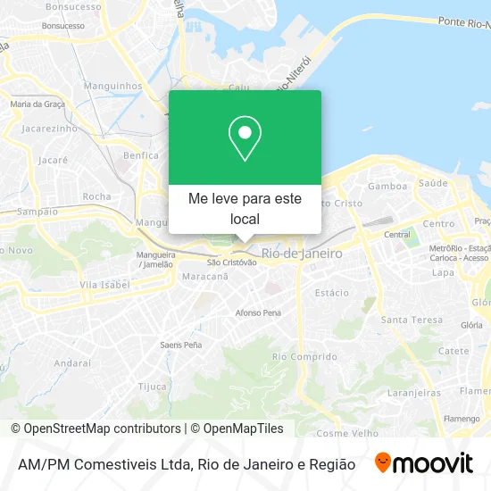 AM/PM Comestiveis Ltda mapa