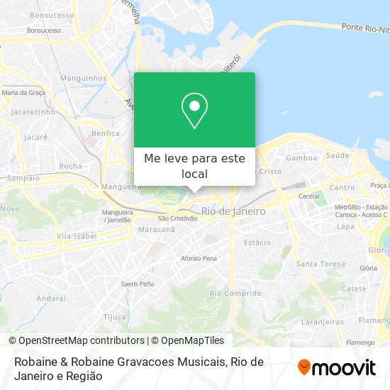 Robaine & Robaine Gravacoes Musicais mapa