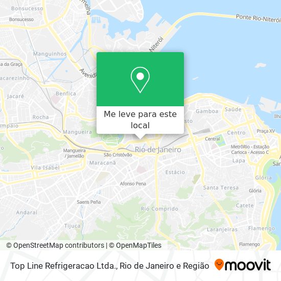 Top Line Refrigeracao Ltda. mapa