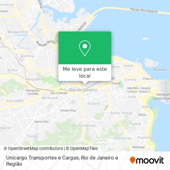 Unicargo Transportes e Cargas mapa