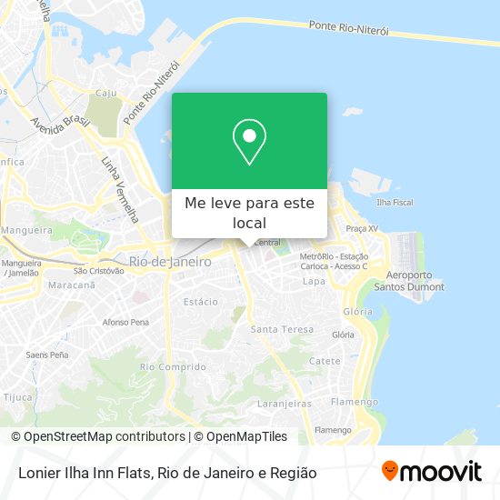 Lonier Ilha Inn Flats mapa