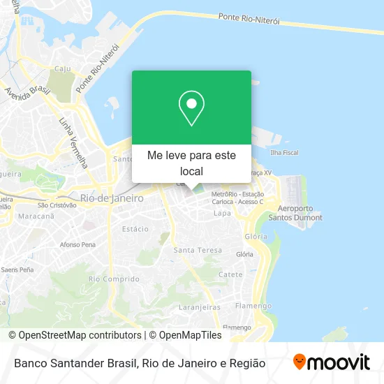 Banco Santander Brasil mapa